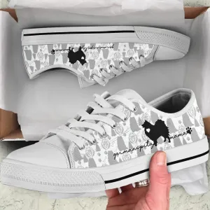 German Spitz Low Top Shoes, Dog Printed Shoes, Canvas Shoes For Men, Women