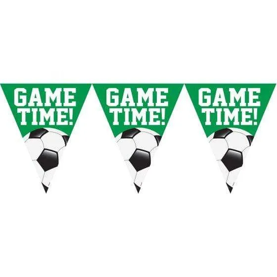 Goal Getter Soccer Pennant Banner 26cm x 3.65m Each