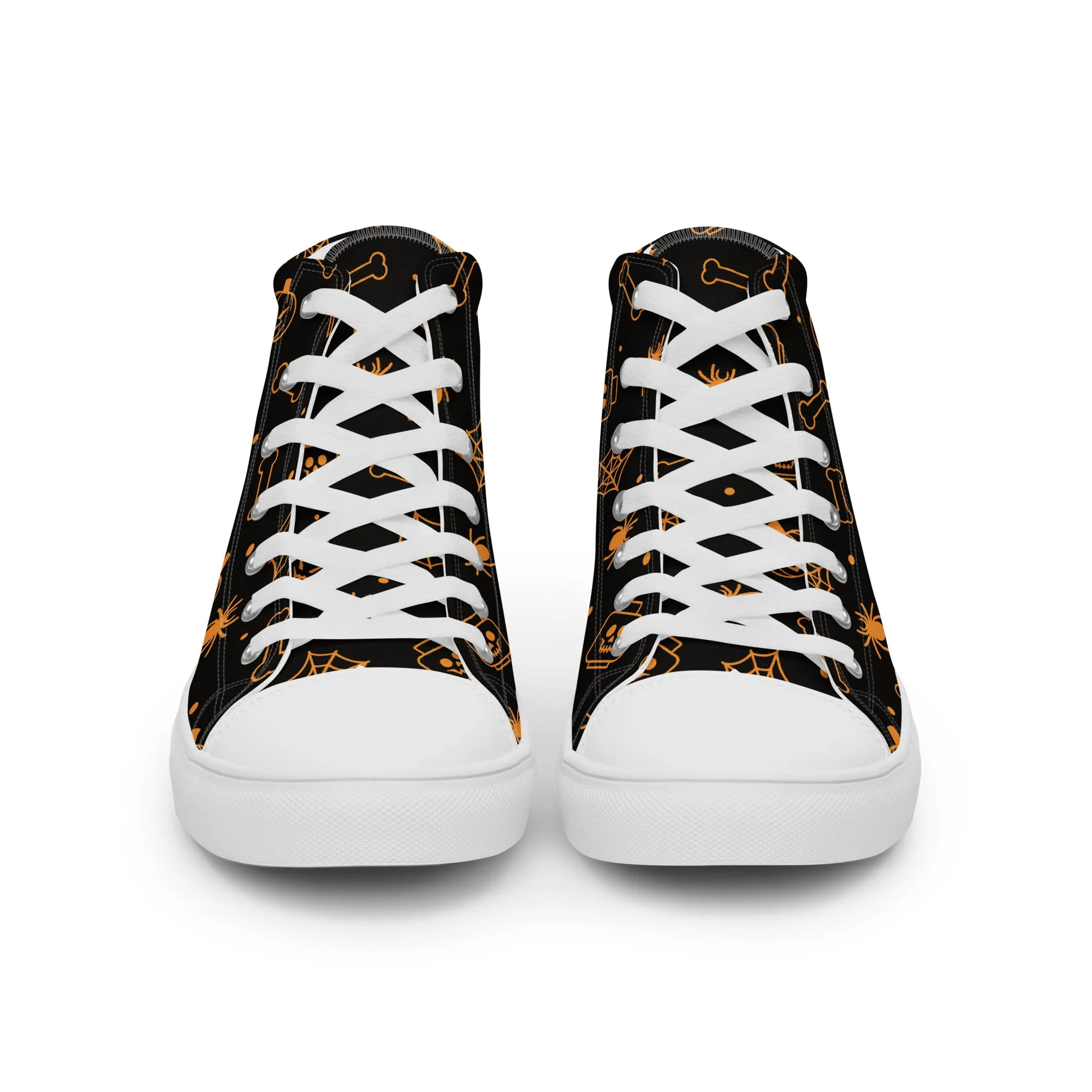 Halloween Men’s High Top Canvas Shoes