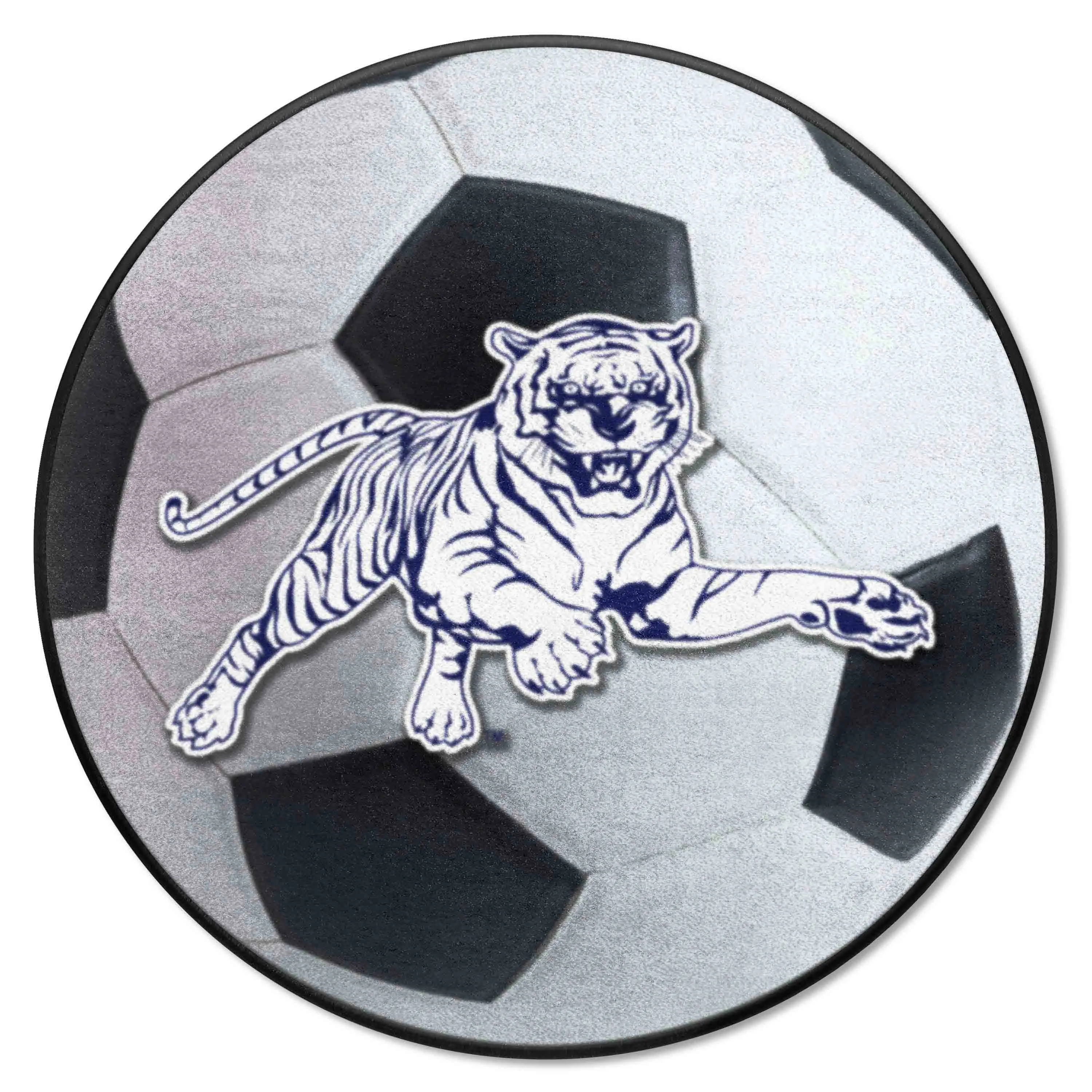 Jackson State Tigers Soccer Ball Rug - 27in. Diameter