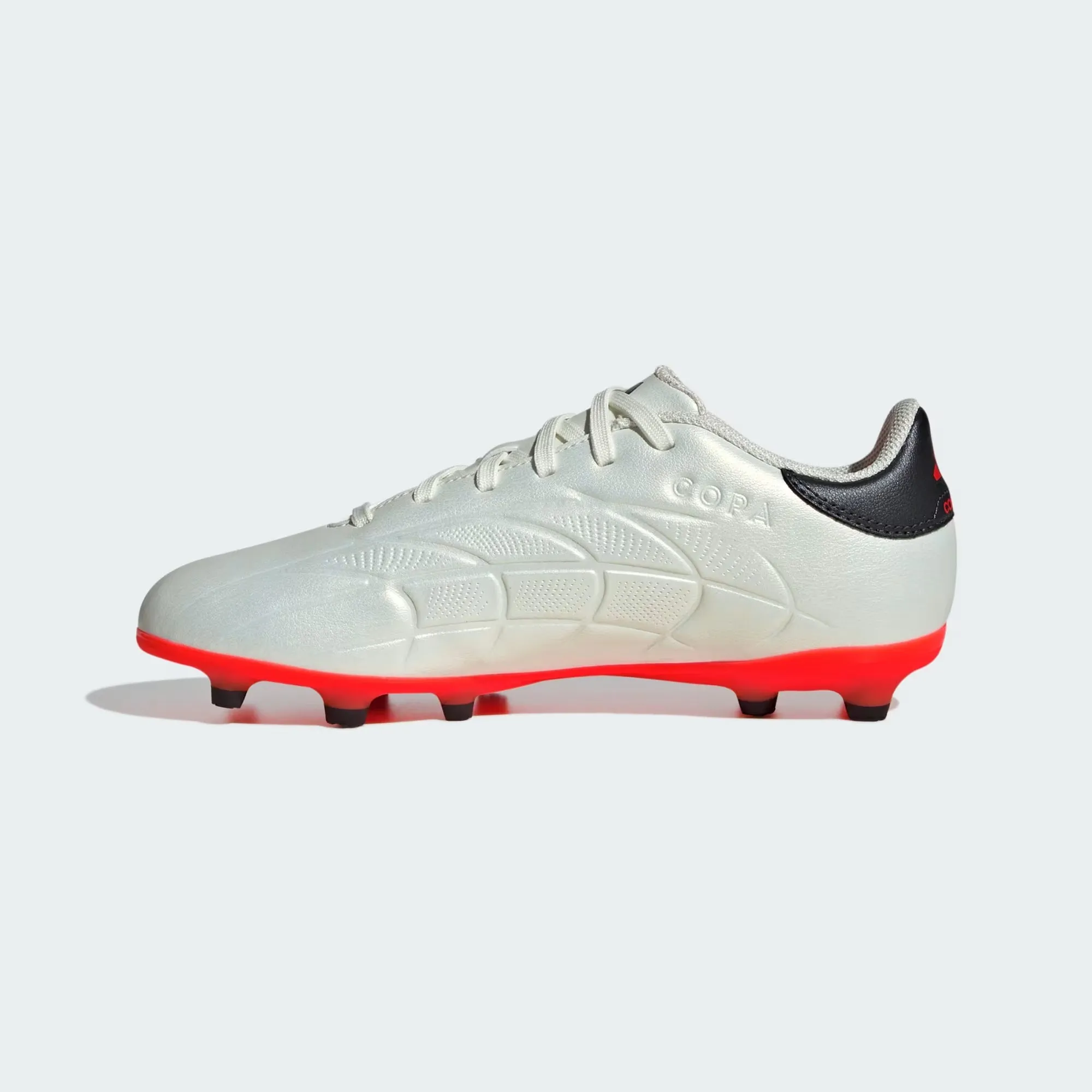 Junior Copa Pure 2 League FG [ Ivory/Core Black/Solar Red]