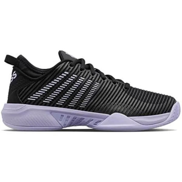 K-Swiss Women's Hypercourt Supreme Tennis Shoes Black/Purple Heather