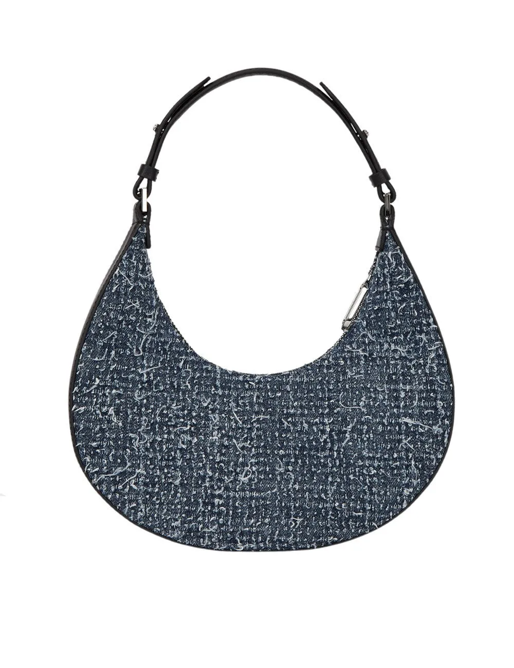 KARL LAGERFELD JEANS HALF MOON DENIM BAG