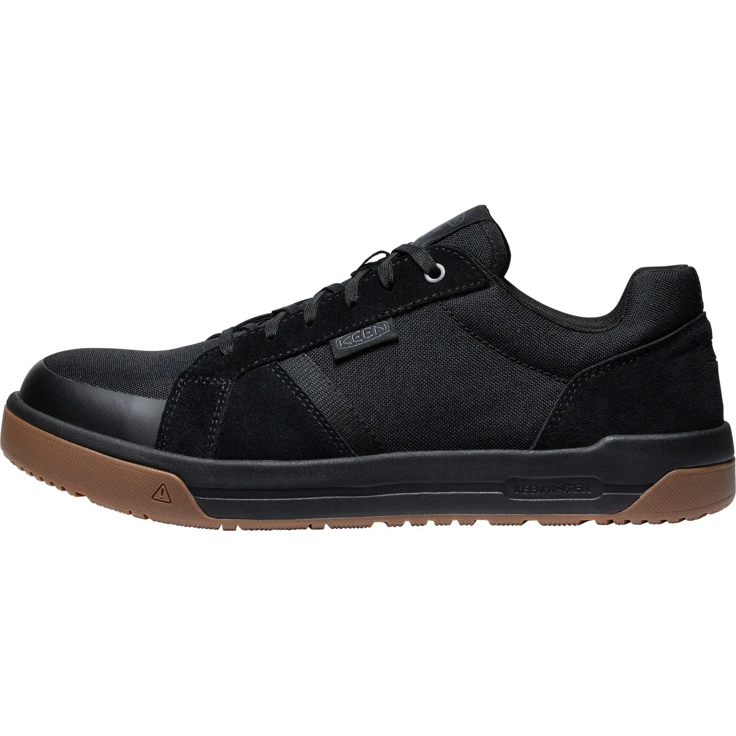 Keen Utility Mens Kenton ESD CT Black/Gum Canvas Work Shoes