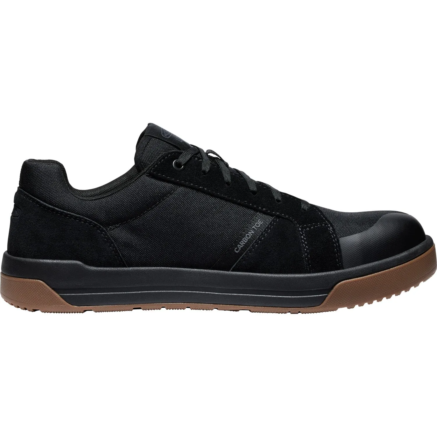 Keen Utility Mens Kenton ESD CT Black/Gum Canvas Work Shoes