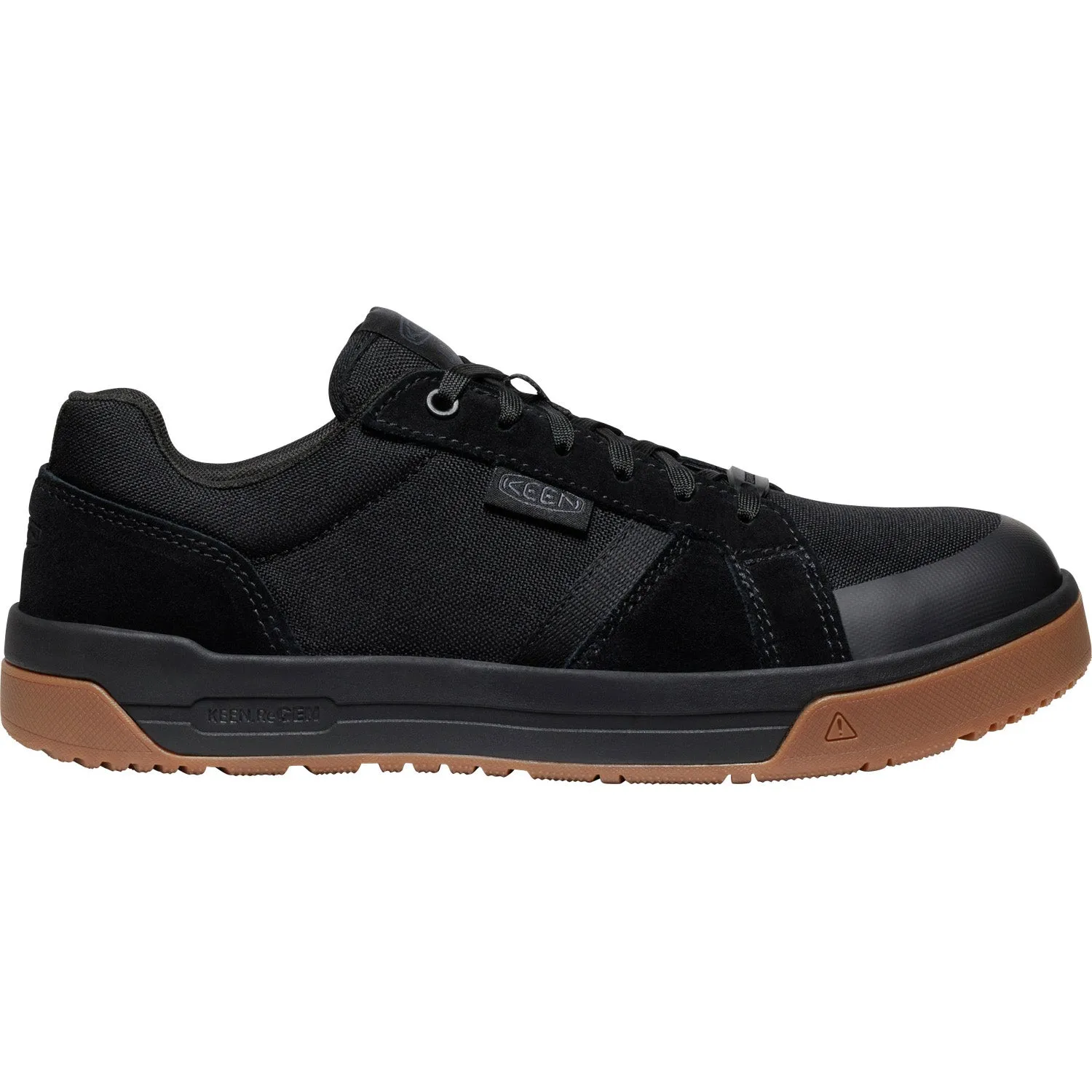 Keen Utility Mens Kenton ESD CT Black/Gum Canvas Work Shoes