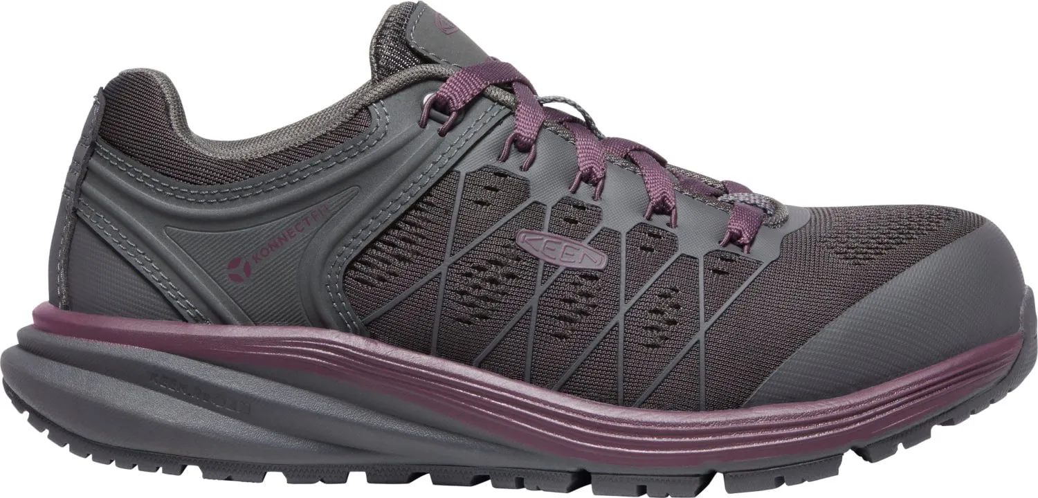 Keen Utility Womens Vista Energy ESD Magnet/Prune Purple Mesh Work Shoes