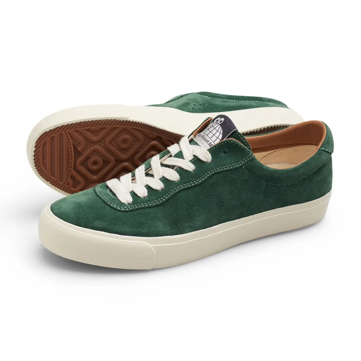 Last Resort AB VM001-Lo Suede Shoes - Elm Green/White