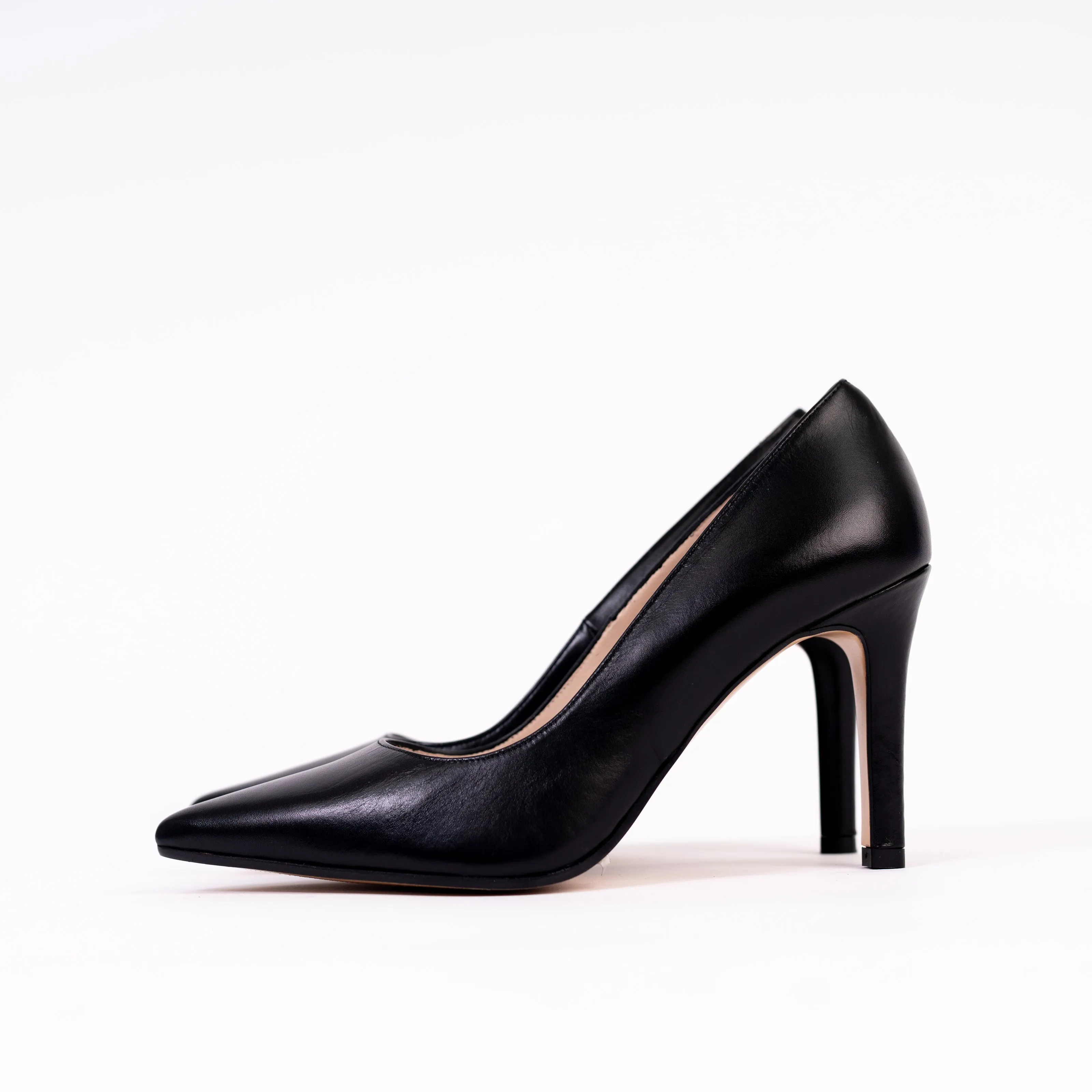 LODI Rachel Black Court Shoes