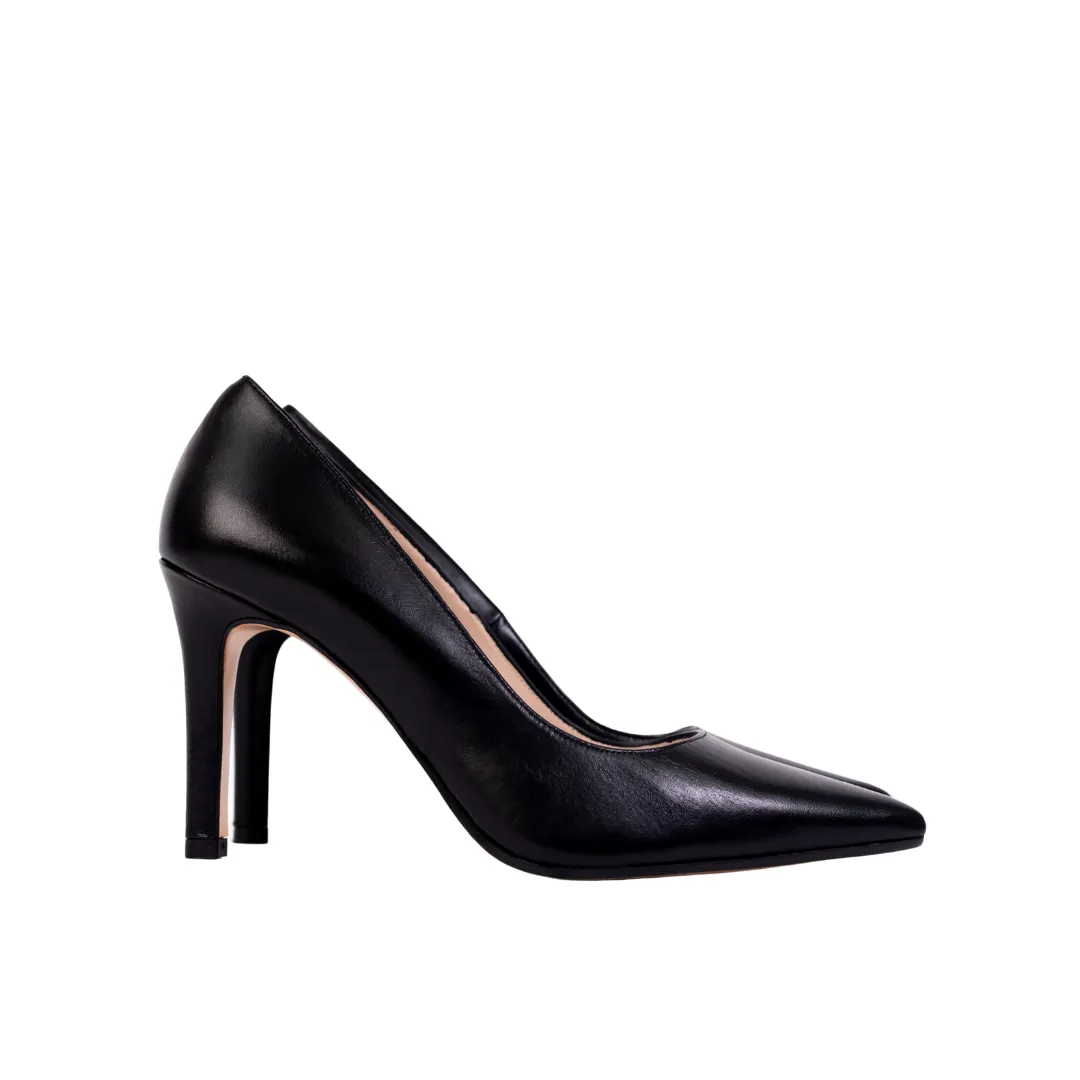 LODI Rachel Black Court Shoes