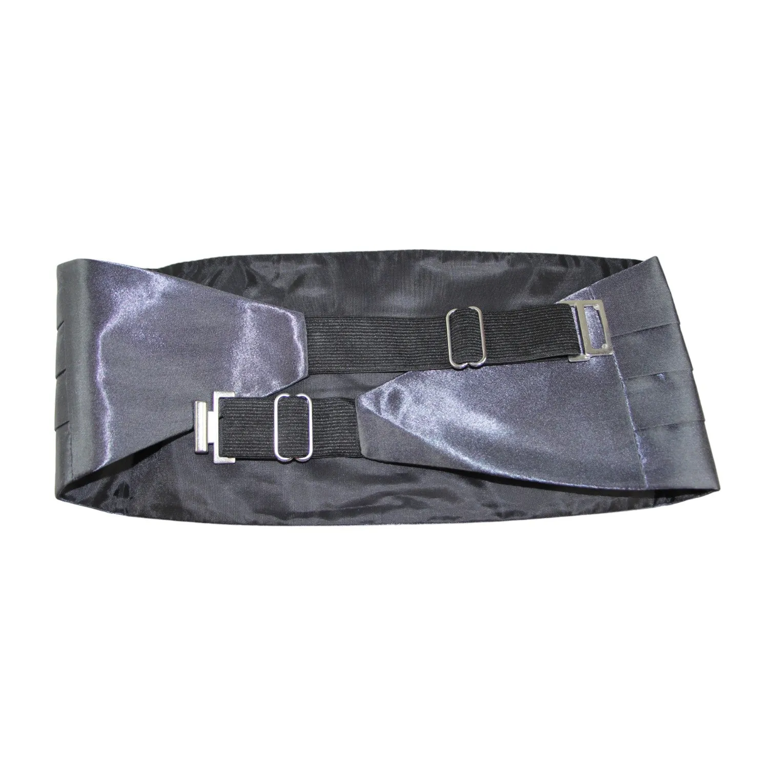 Mens Gunmetal Adjustable Cummerbund