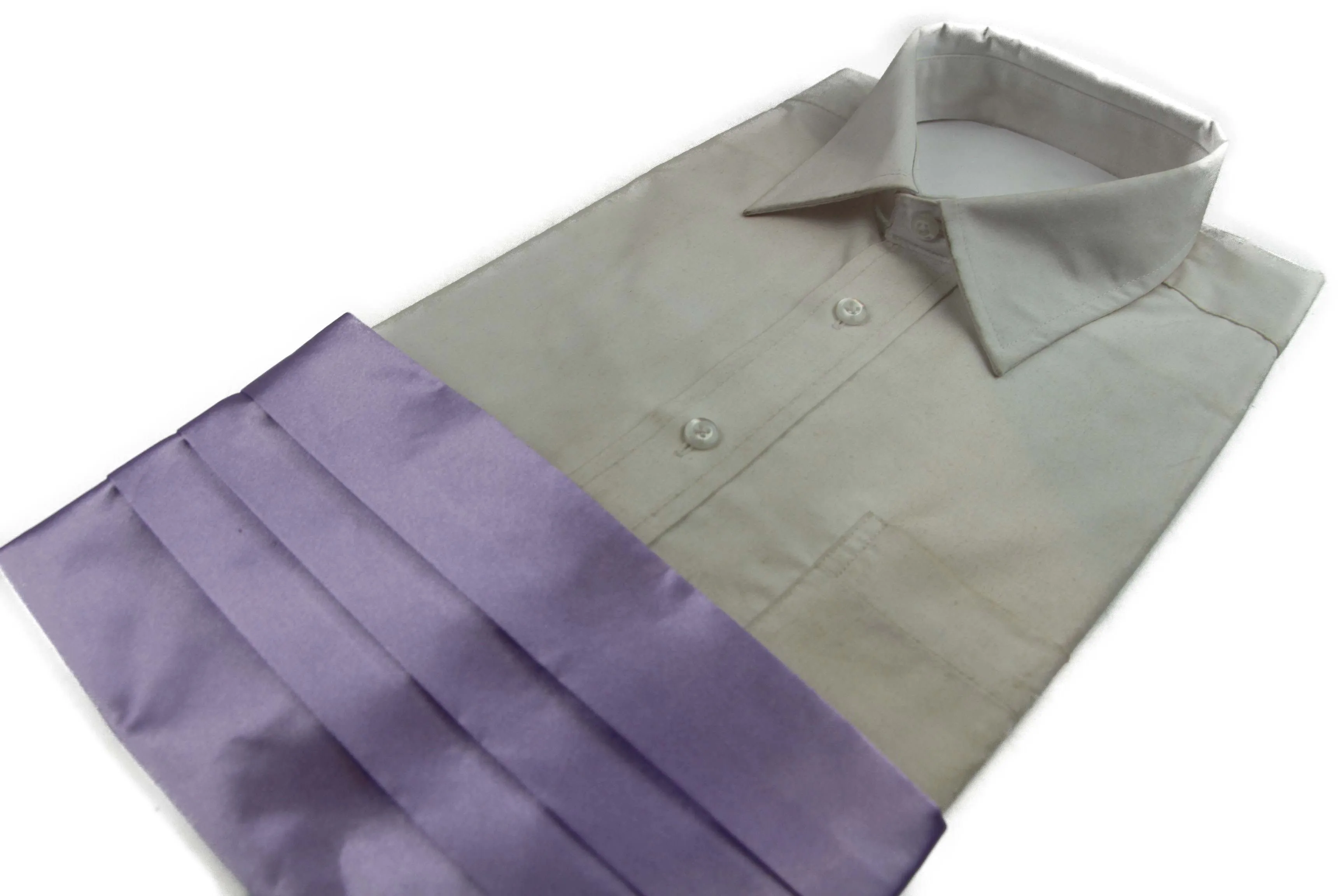 Mens Lavender Adjustable Cummerbund