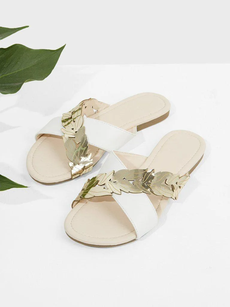 Metallic Panel Criss Cross Sliders