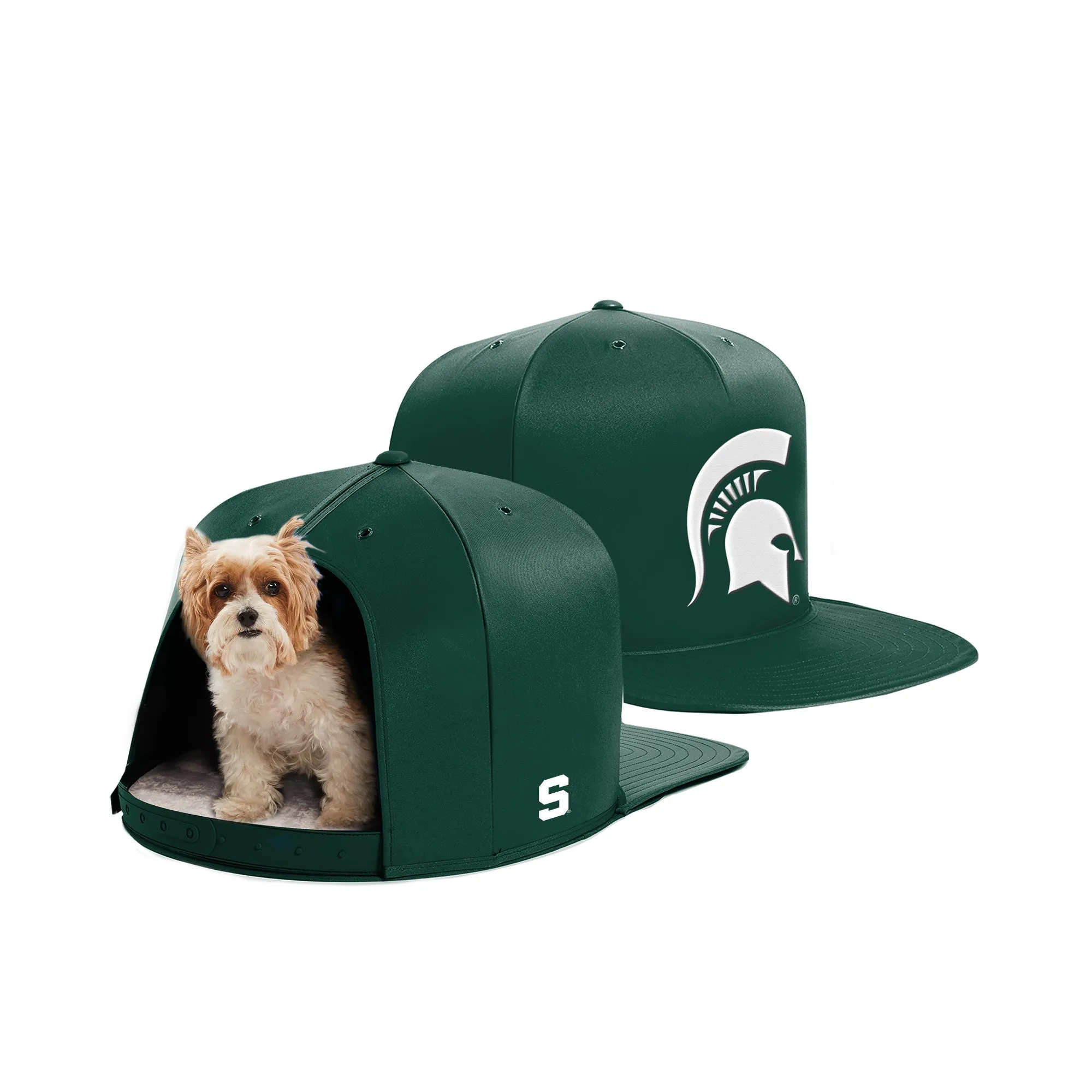 MICHIGAN STATE NAP CAP PREMIUM DOG BED