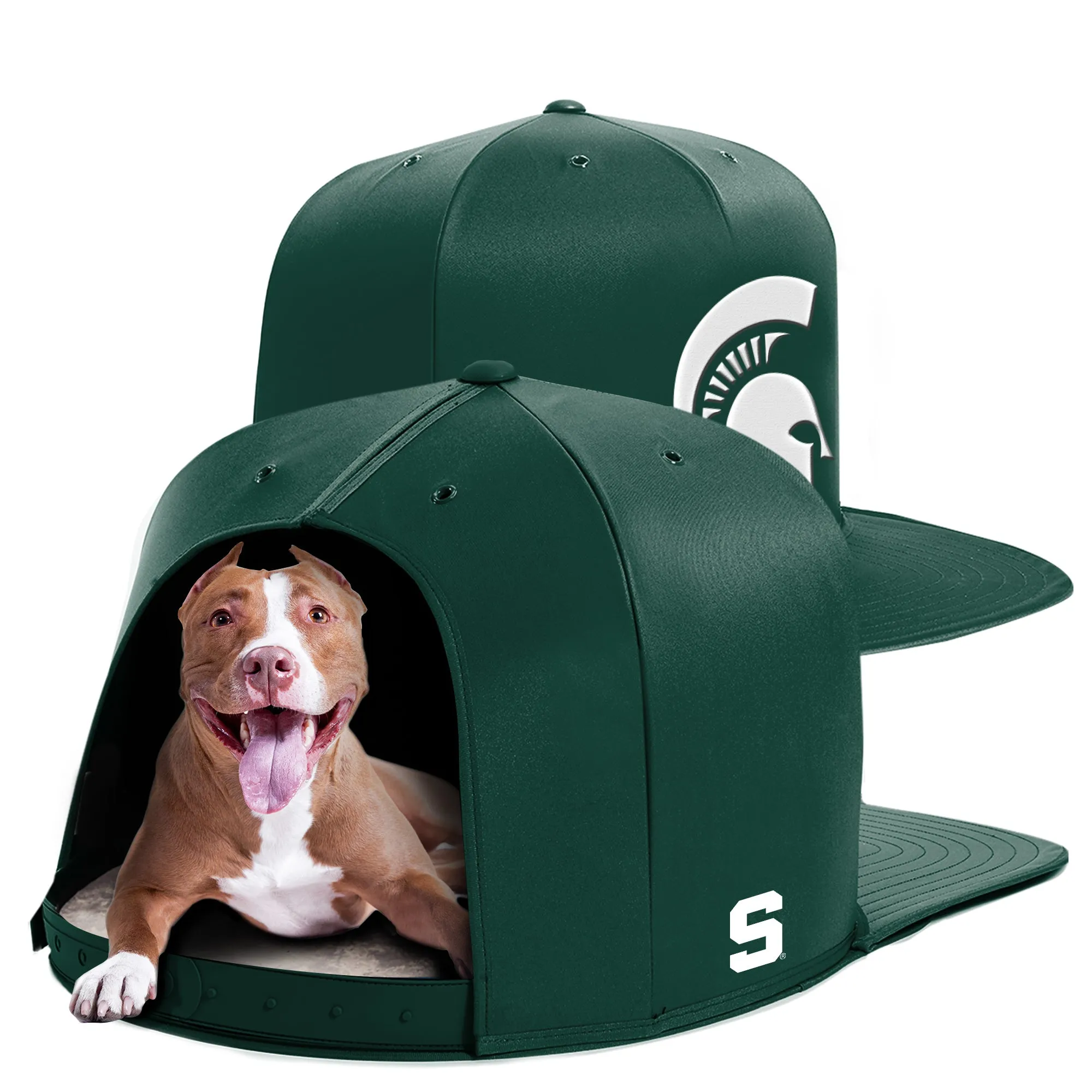 MICHIGAN STATE NAP CAP PREMIUM DOG BED