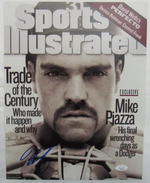 Mike Piazza Signed Sports Illustrated Magazine 1998 Issue JSA AL67963