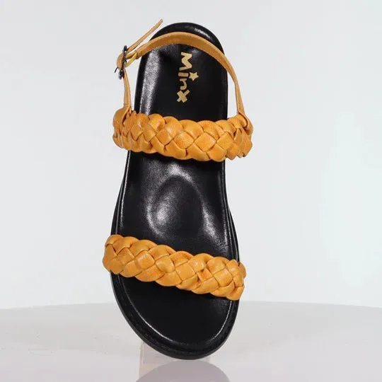 Minx Ibiza Marigold/Black Sandal Wellness Range