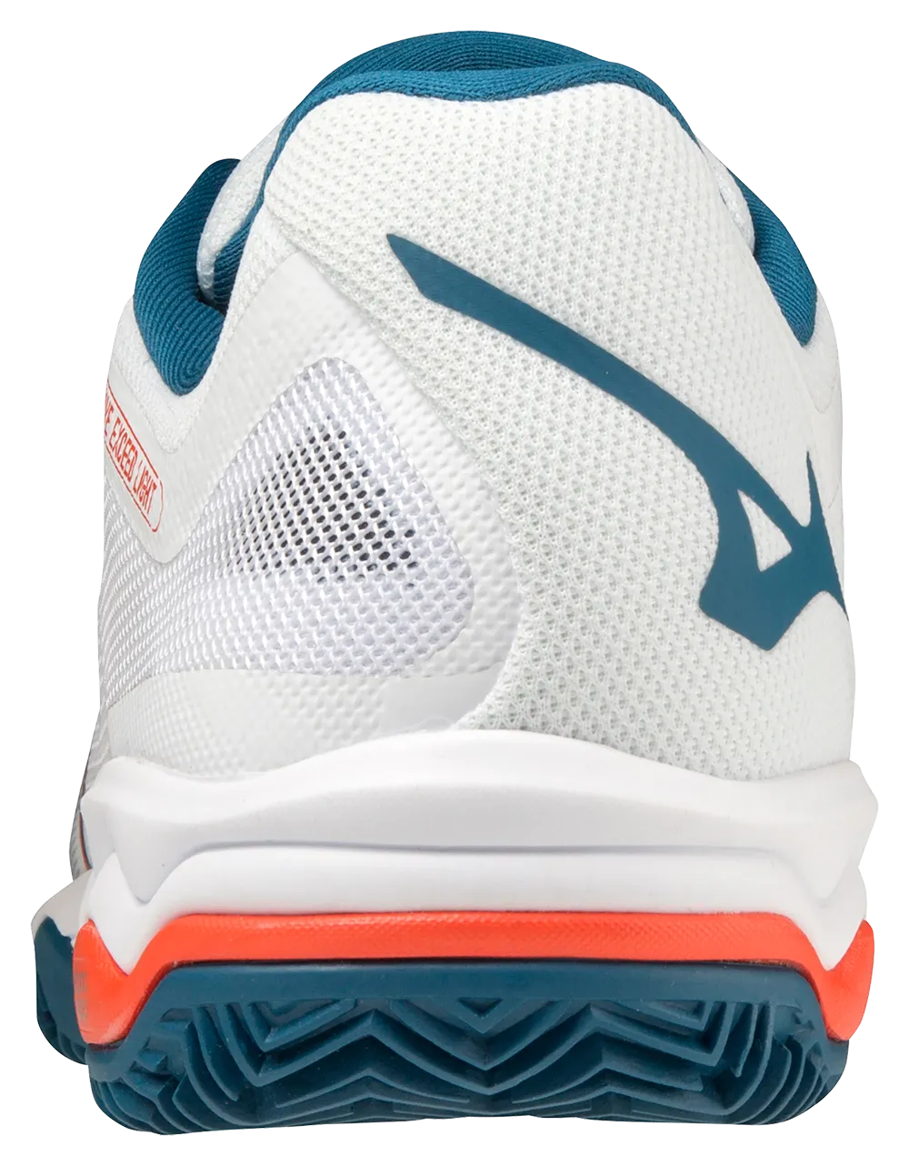 Mizuno Exceed Light CC Mens Padel Shoes (White/Orange)