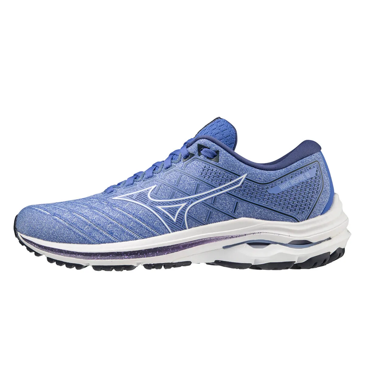 Mizuno Wave Inspire 18 Womens | Amparob/wht/deepcobalt