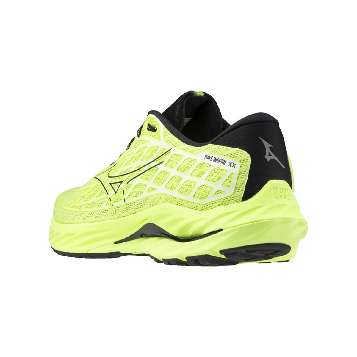 Mizuno Wave Inspire 20 Mens | Neo Lime/black/evening