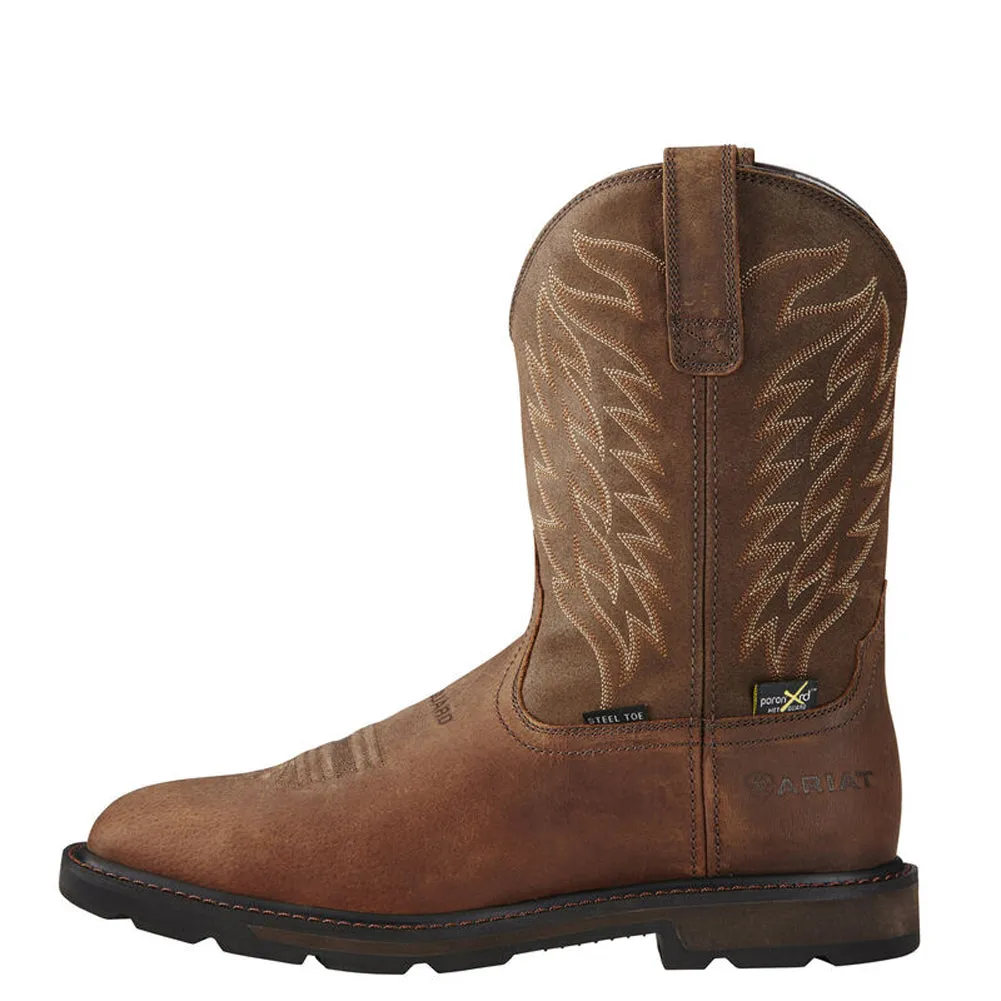 MNS Groundbreaker WSQ Metguard St Brn by Ariat