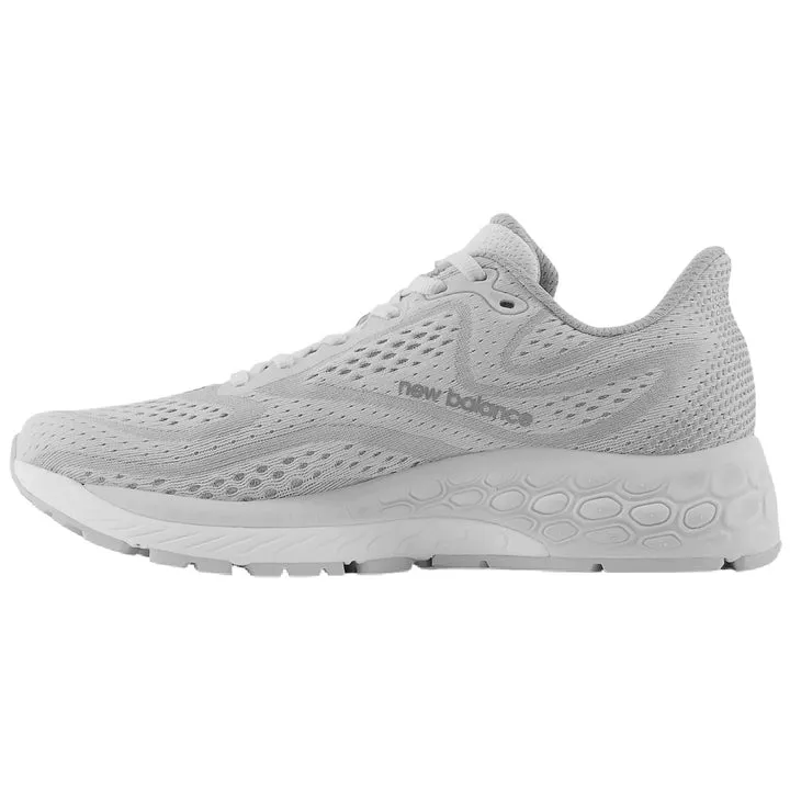 NEW BALANCE FRESH FOAM 880V13 WIDE - WOMENS -WHITE/SILVER METALIC