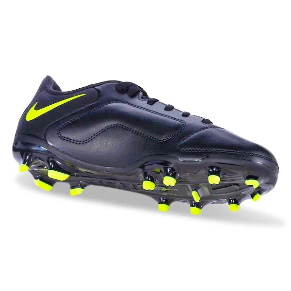 Nike Jr. Legend 9 Club FG/MG Soccer Cleats (Black/Volt)