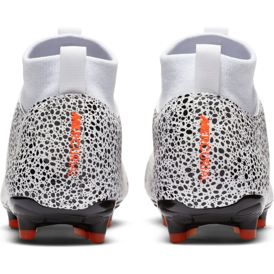 Nike Jr. Mercurial Superfly 7 Academy CR7 Safari MG - White/Orange-Black