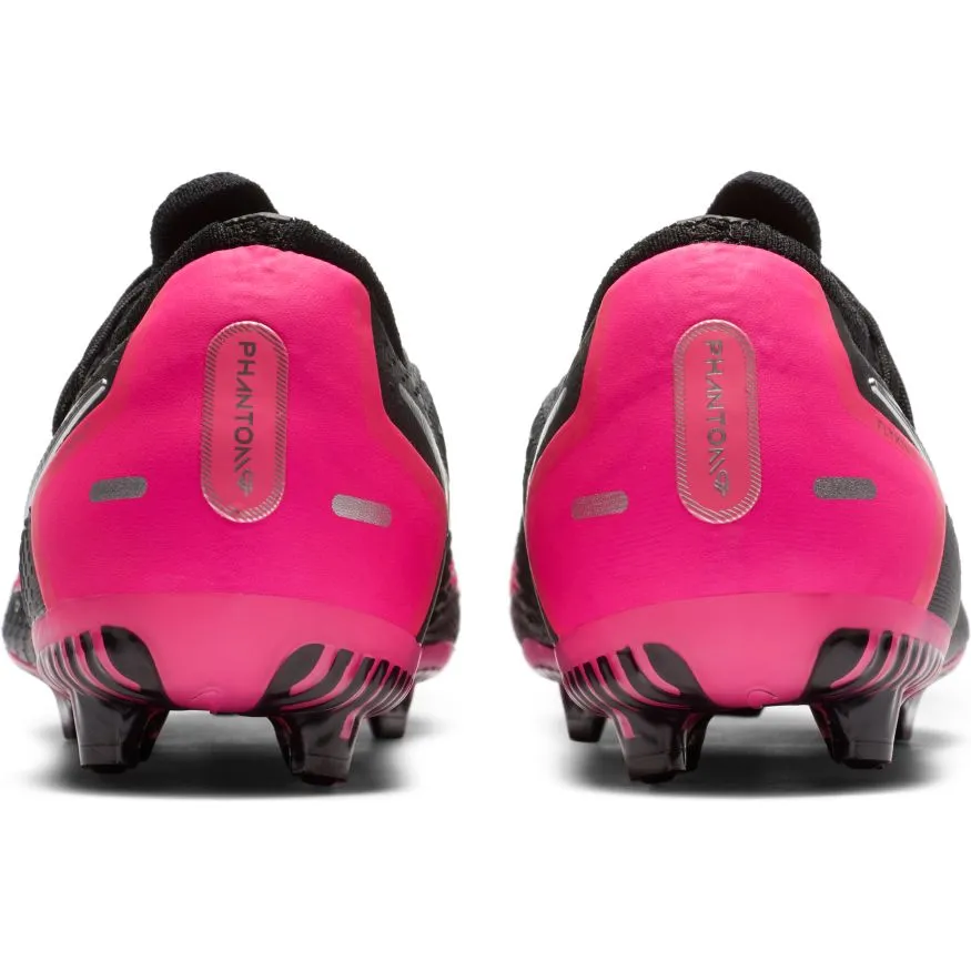 Nike Jr. Phantom GT Pro FG-	BLACK/METALLIC SILVER-PINK BLAST