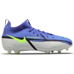 Nike Jr. Phantom GT2 Academy Dynamic Fit MG-SAPPHIRE/VOLT-GREY FOG-BLUE VOID