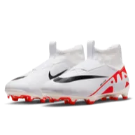 Nike Junior Zoom Mercurial Superfly 9 Academy FG - Crimson/White/Black