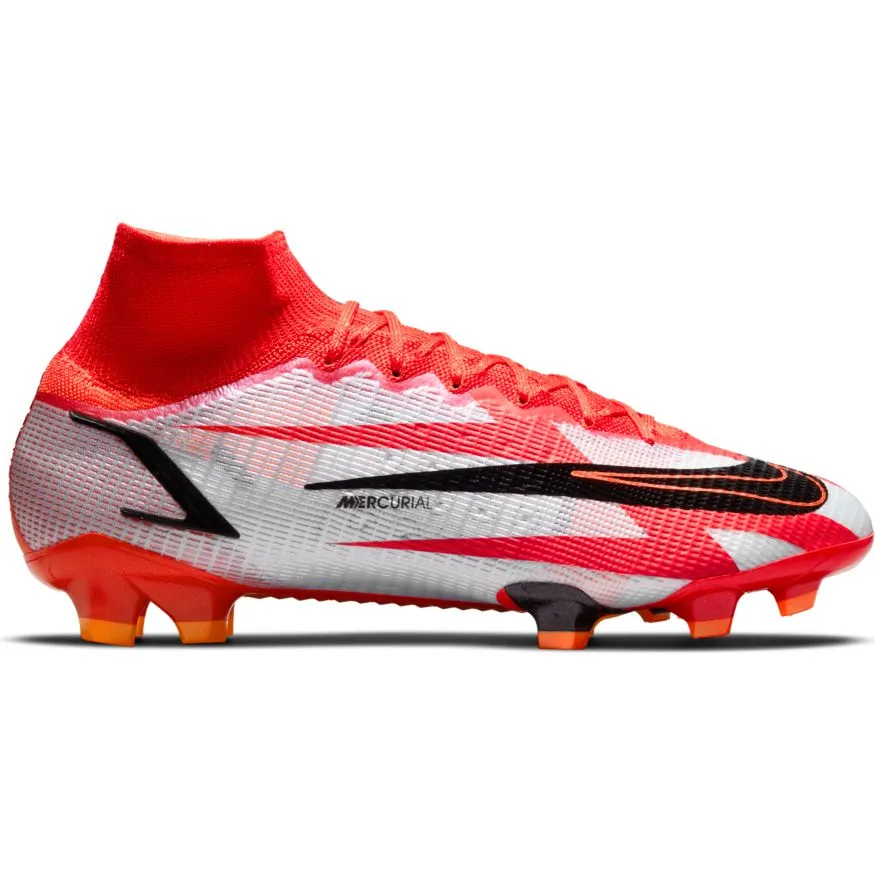 Nike Mercurial Superfly 8 Elite CR7 FG-CHILE RED/BLACK-GHOST-TOTAL ORANGE