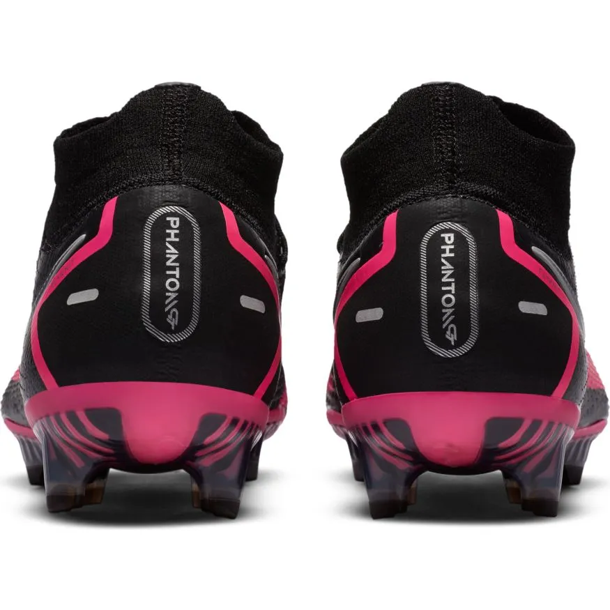 Nike Phantom GT Elite Dynamic Fit FG-	BLACK/METALLIC SILVER/PINK BLAST