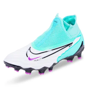 Nike Phantom GX Pro DF Firm Ground Soccer Cleats (Hyer Turquoise/Fuchsia Dream)