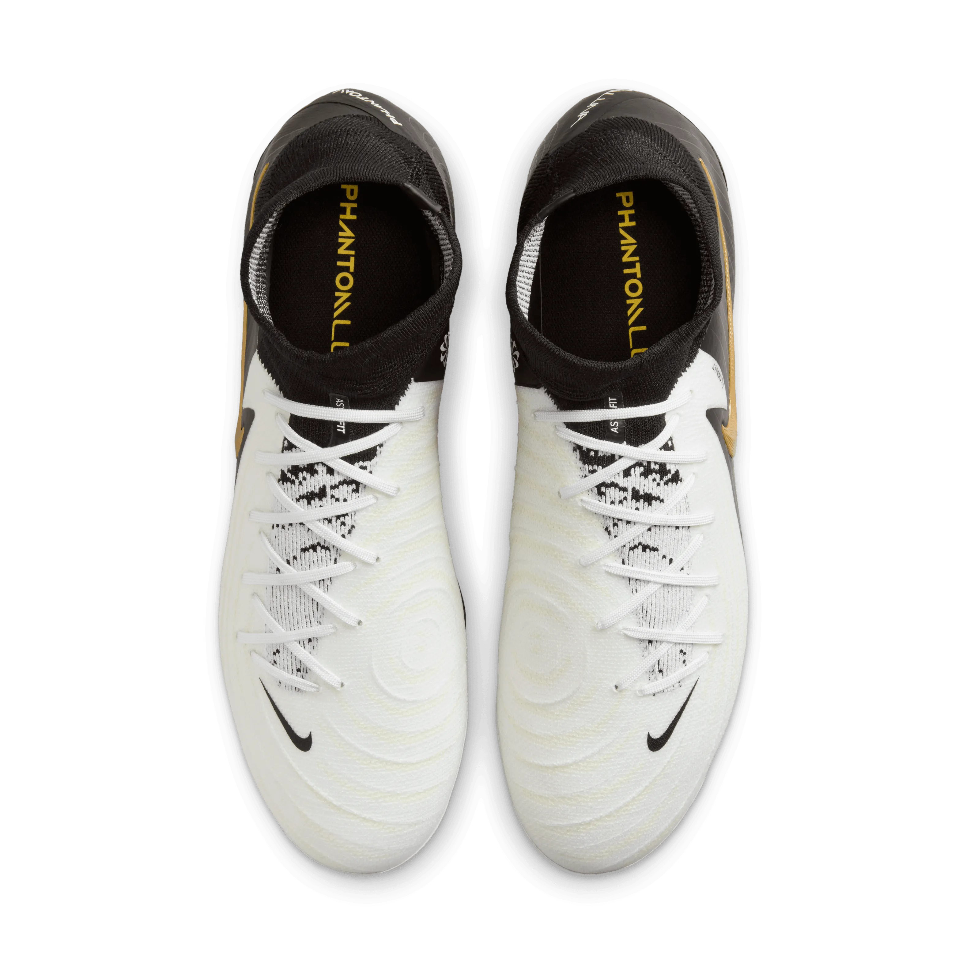 Nike Phantom Luna 2 Pro FG-White/Black-Mtlc Gold Coin