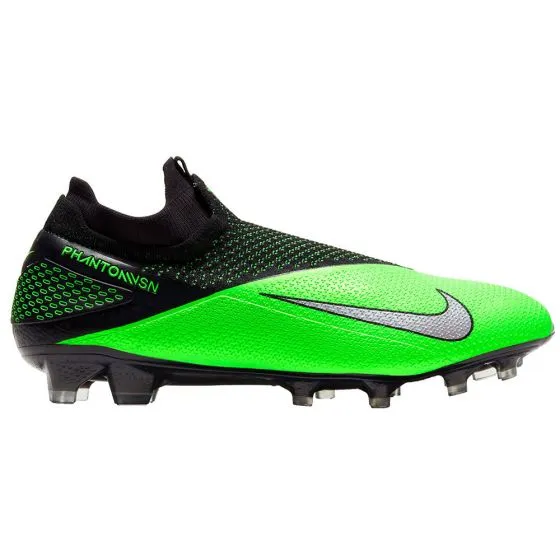 Nike Phantom Vision 2 Elite Dynamic Fit FG - Black/Mtlc-Green