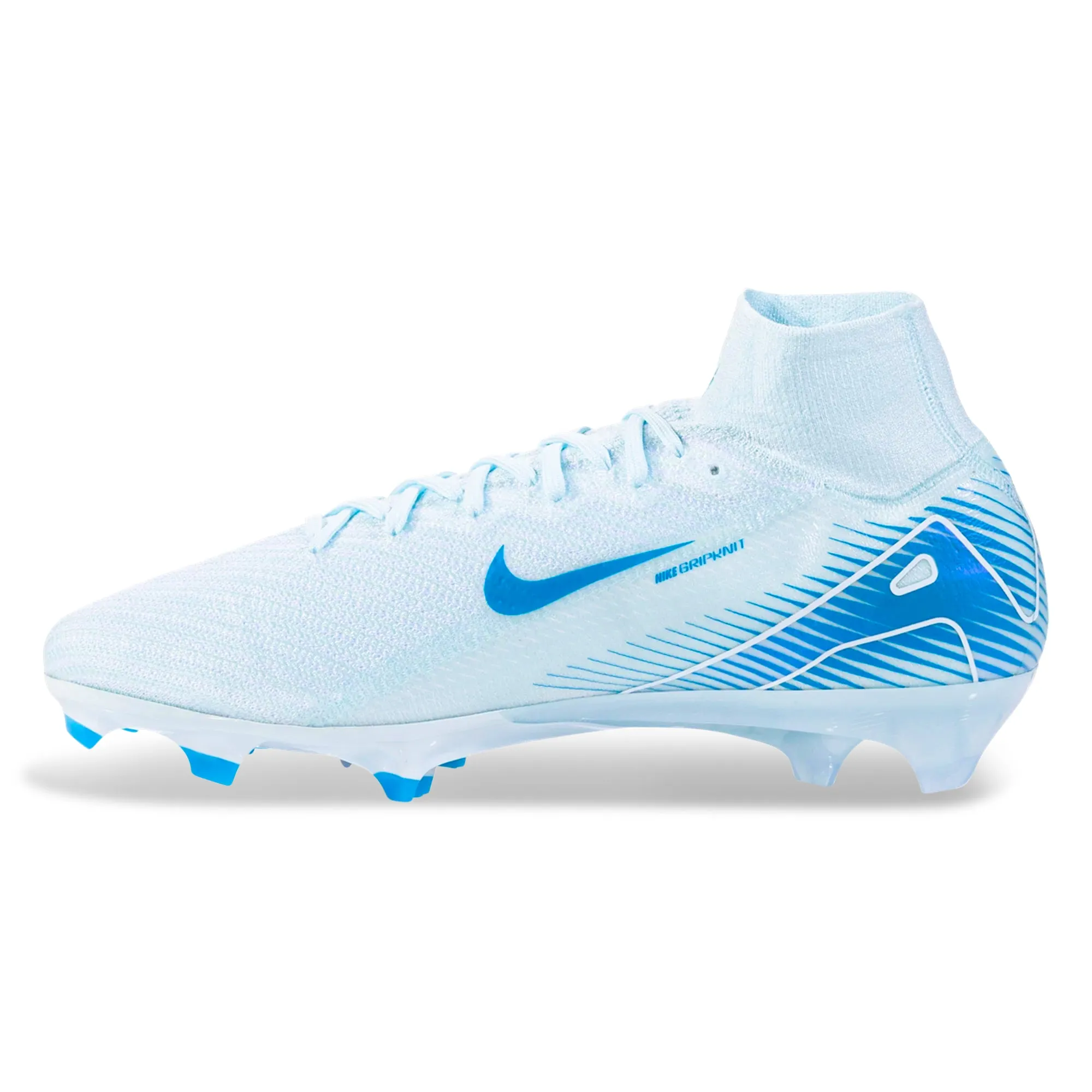 Nike Zoom Superfly 10 Elite FG Soccer Cleats (Glacier Blue/Blue Orbit)