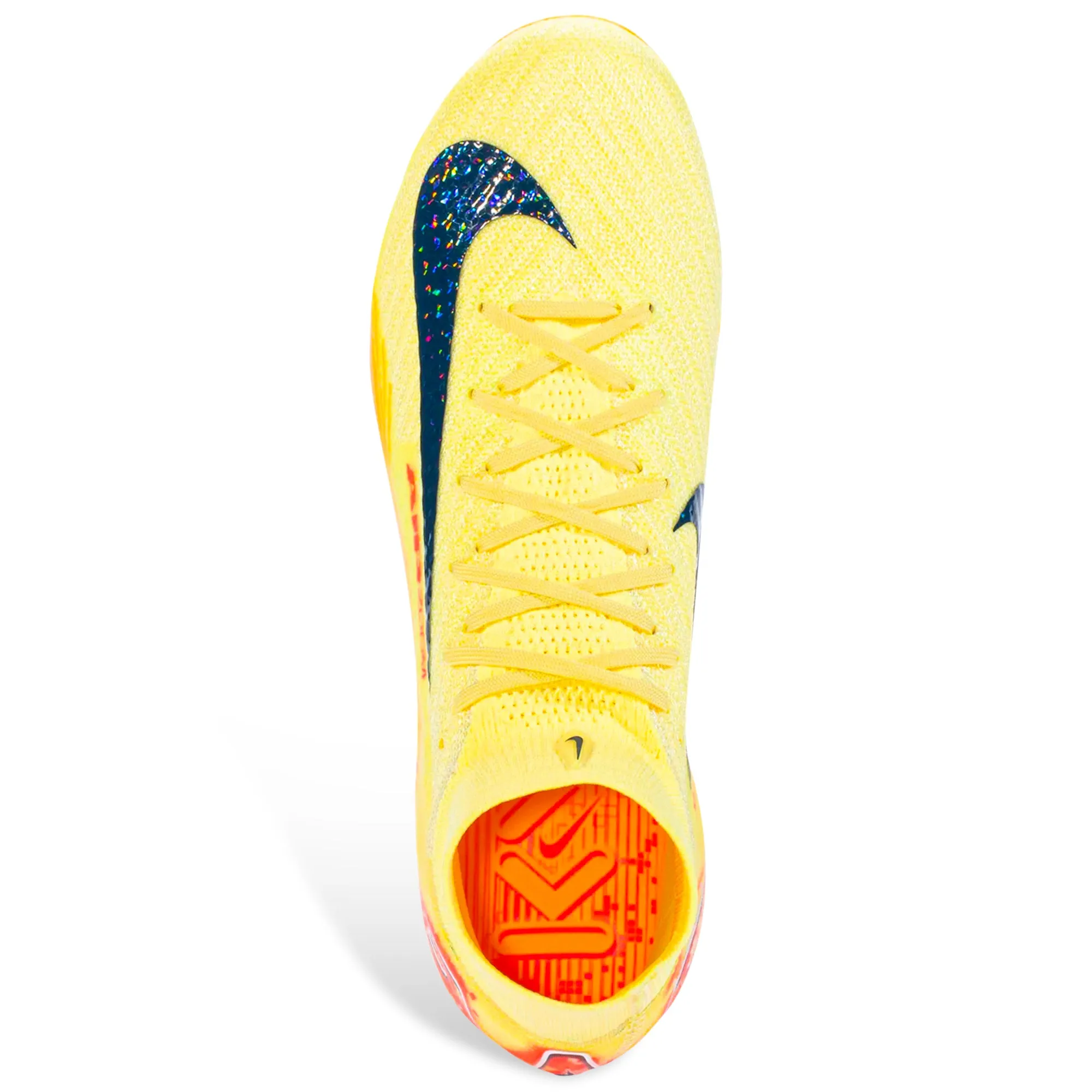 Nike Zoom Superfly 10 Elite KM FG Soccer Cleats (Light Laser Orange/Armory Navy)