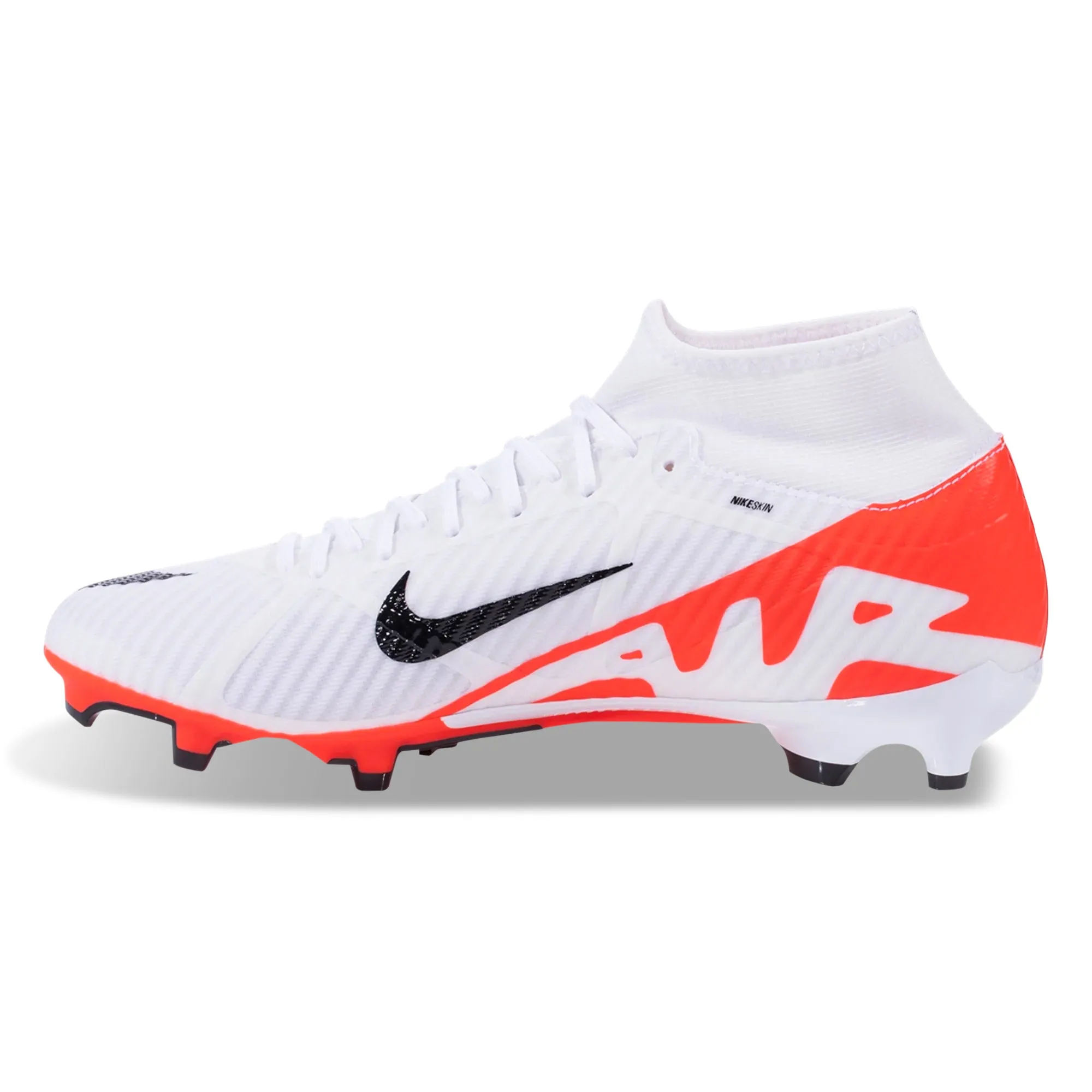 Nike Zoom Superfly 9 Academy FG/MG Soccer Cleats (Bright Crimson/White)