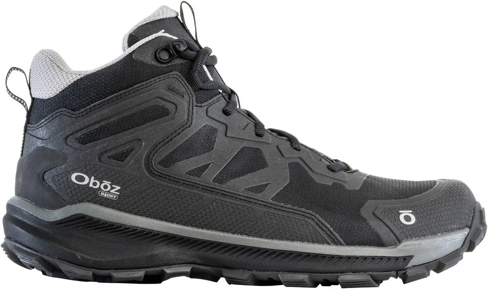 Oboz Men's Katabatic Mid B-Dry Black Sea 46001BLSE