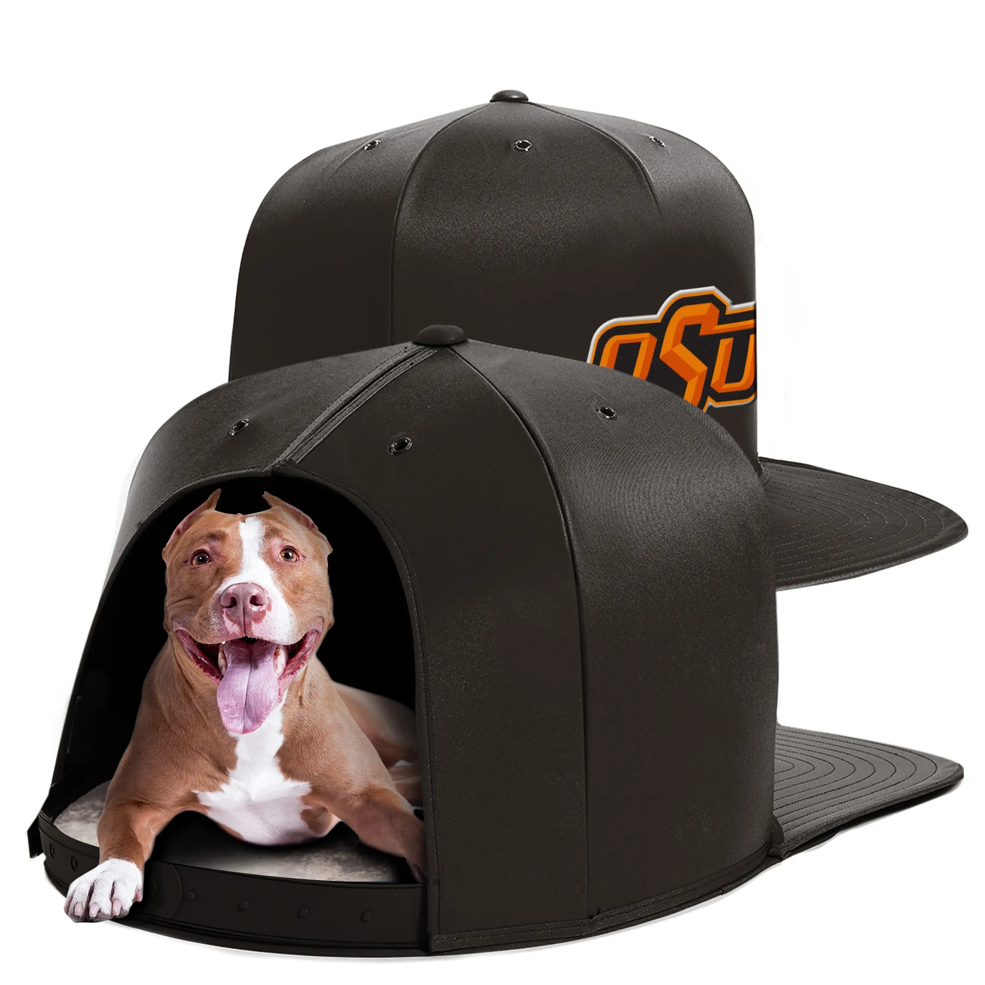 OKLAHOMA STATE NAP CAP PREMIUM DOG BED