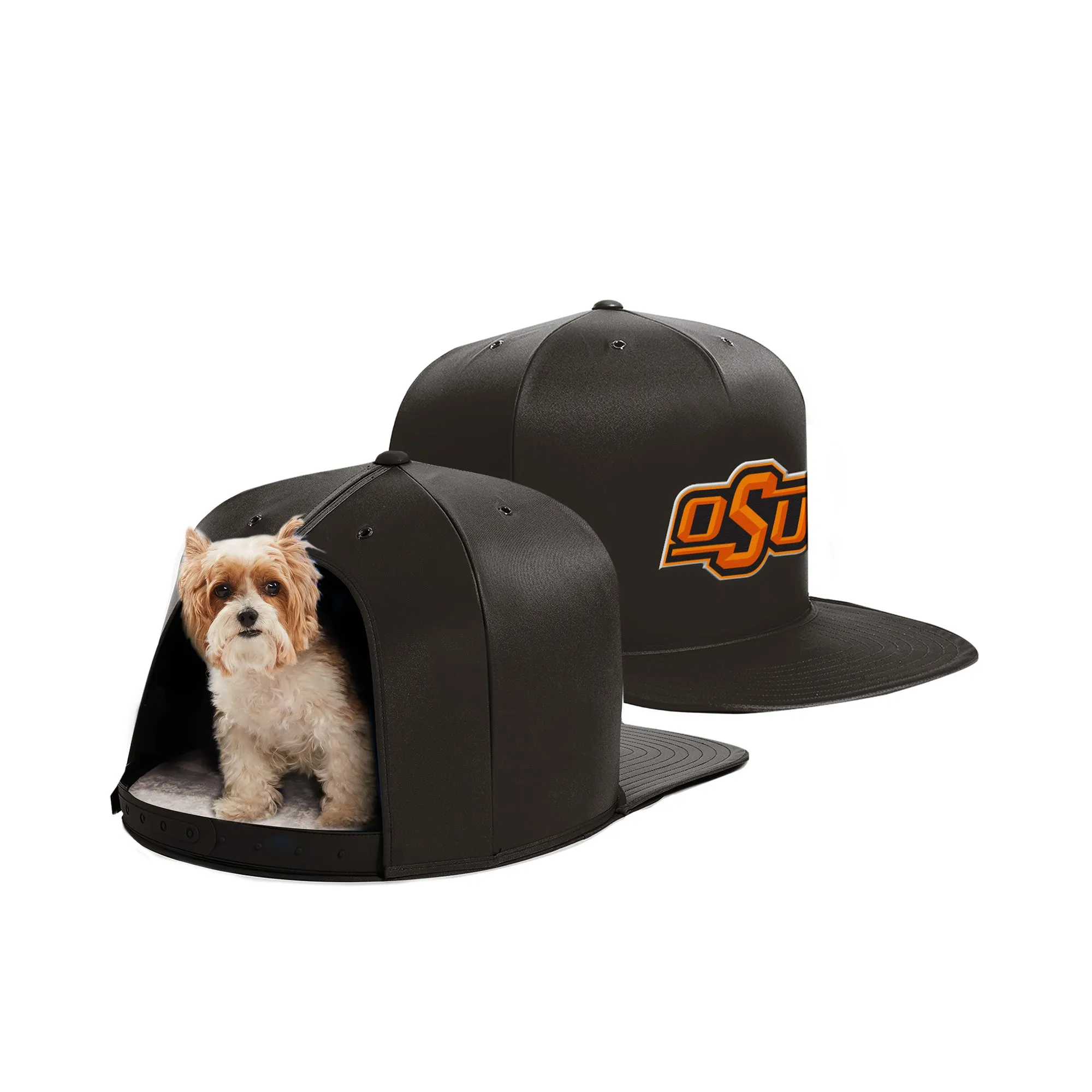 OKLAHOMA STATE NAP CAP PREMIUM DOG BED