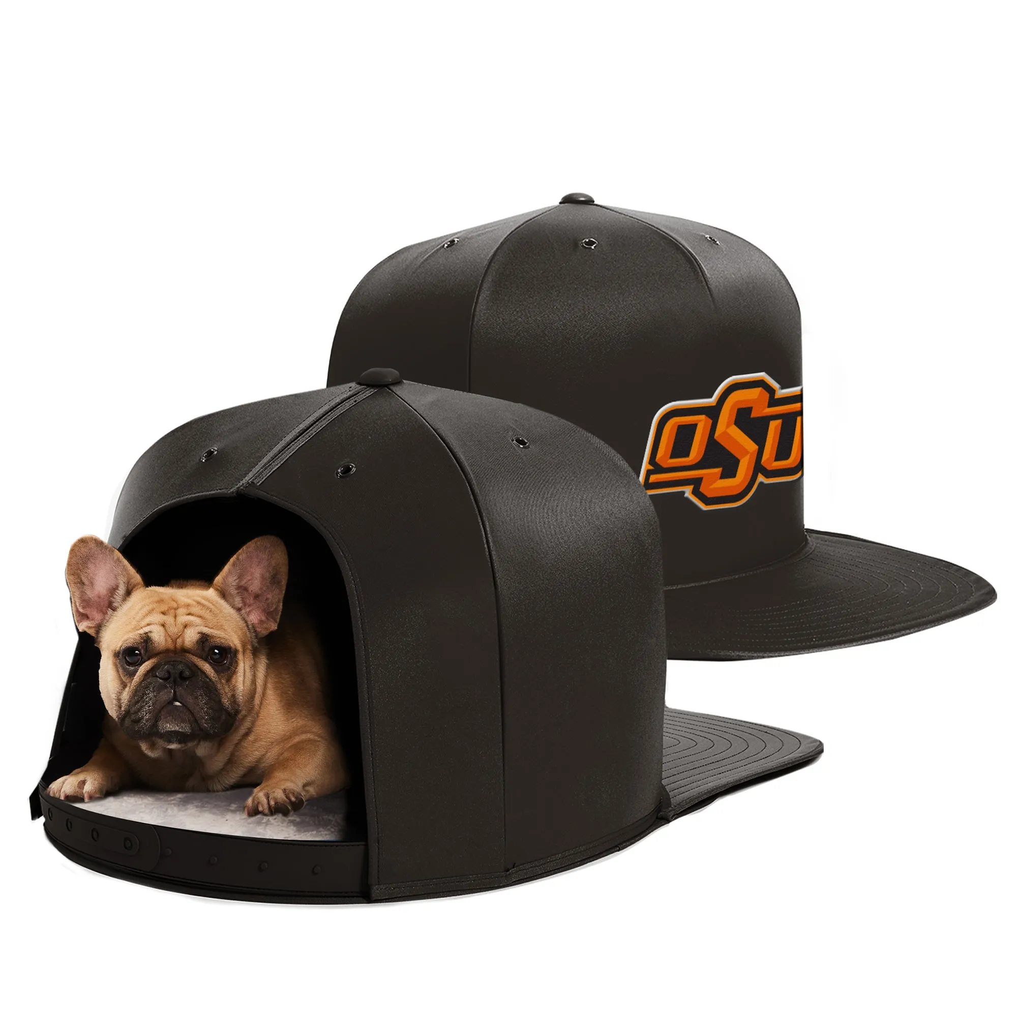 OKLAHOMA STATE NAP CAP PREMIUM DOG BED