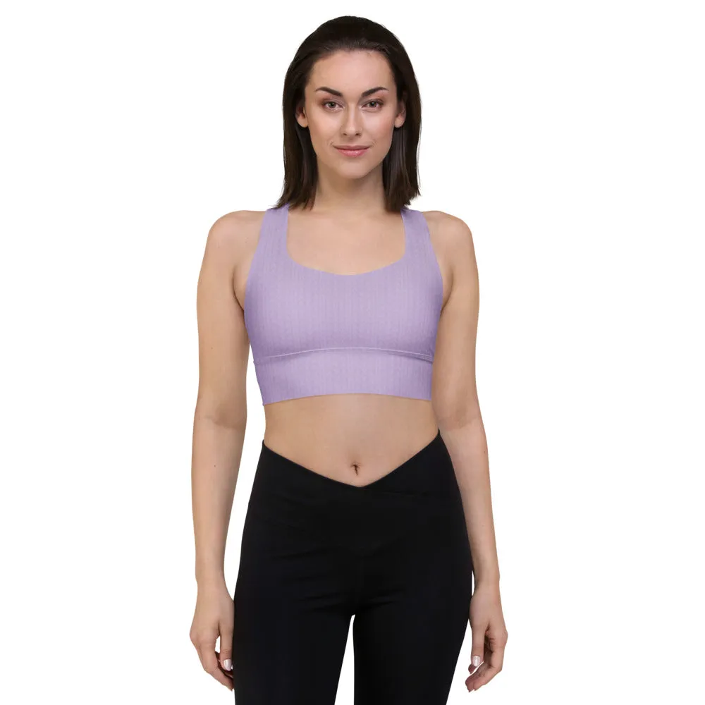 Orchid Fedora Longline Sports Bra