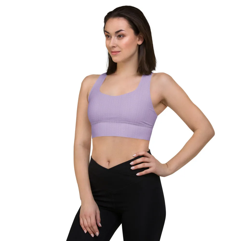 Orchid Fedora Longline Sports Bra