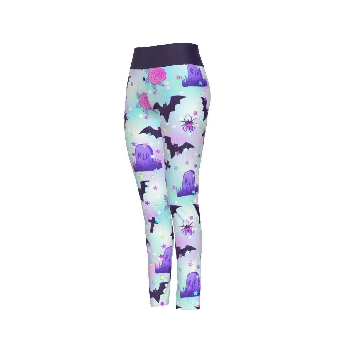 Pastel Goth High Waist Leggings