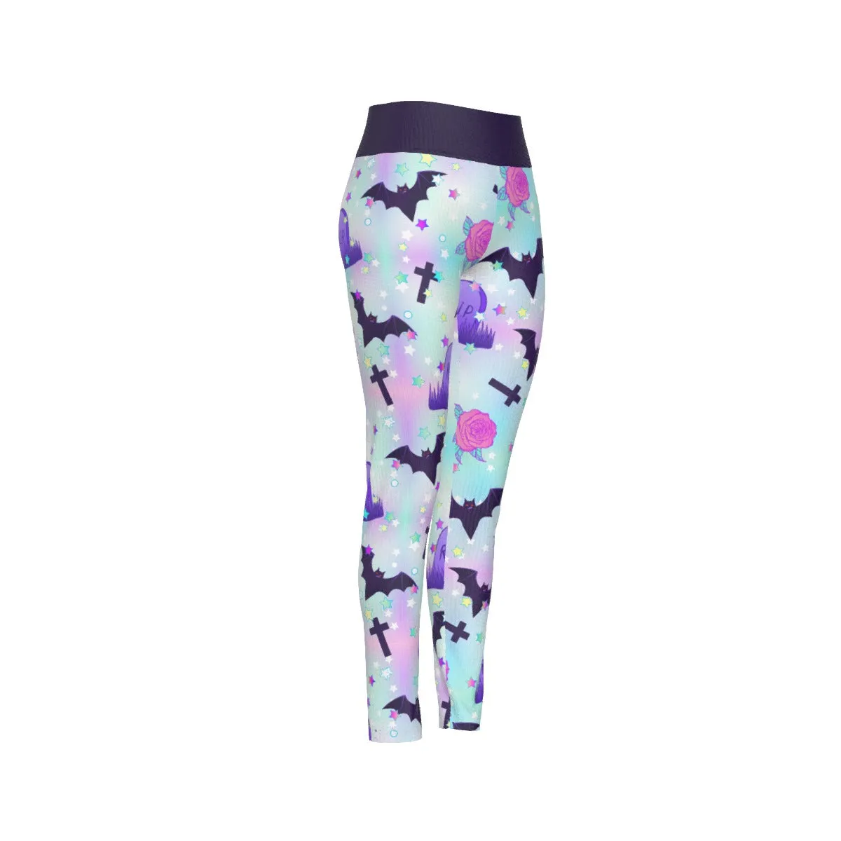 Pastel Goth High Waist Leggings