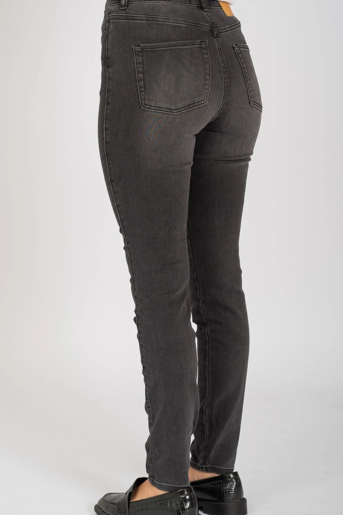 Performance Skinny Jeans - Washed Black Denim