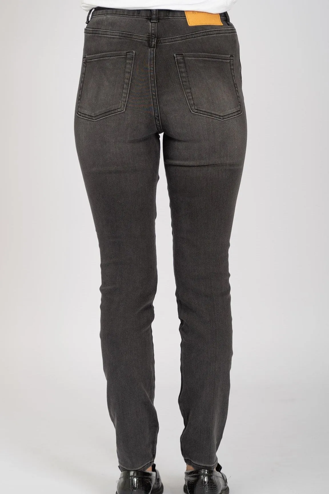 Performance Skinny Jeans - Washed Black Denim