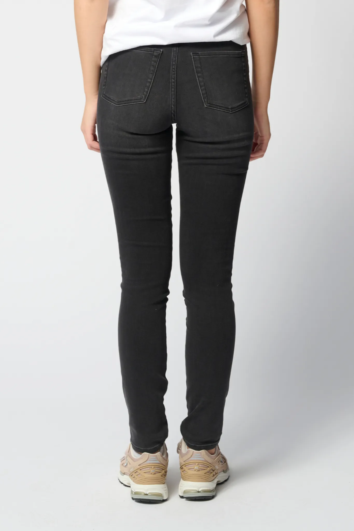 Performance Skinny Jeans - Washed Black Denim